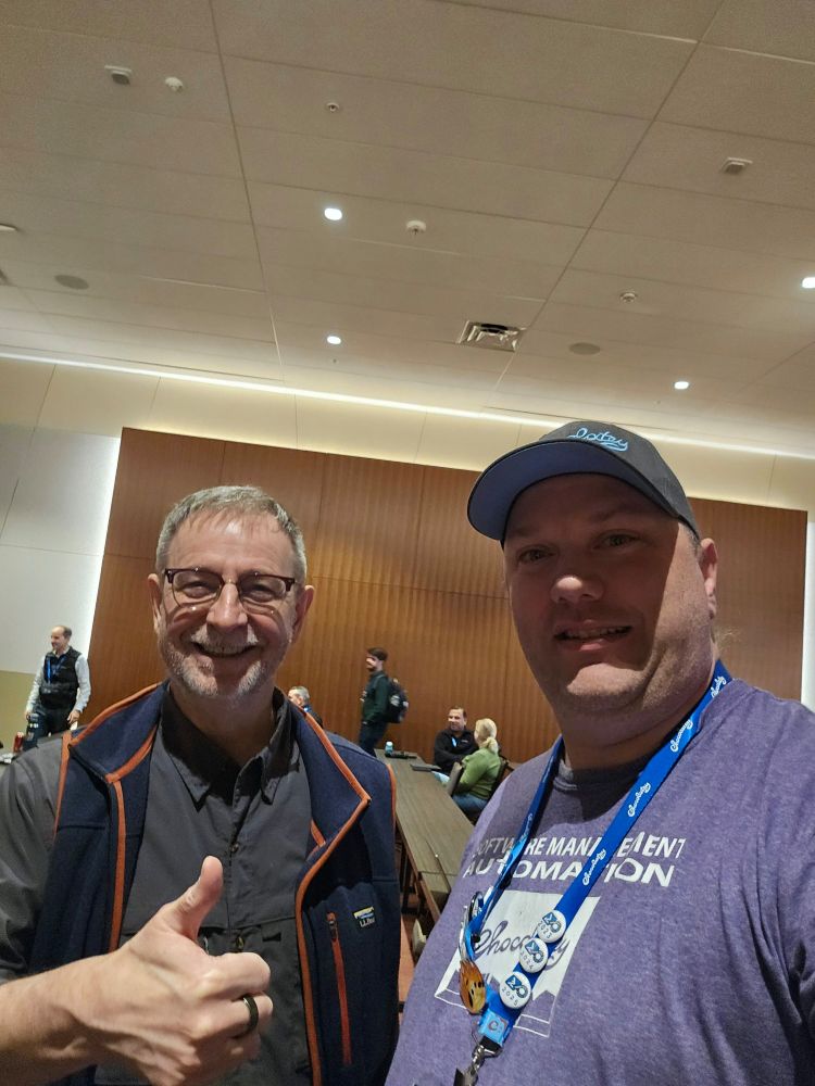 Selfie of Jeffrey Snover and Cory Knox