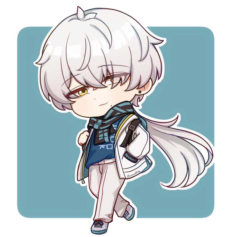 Chibi Wanshi from Punishing: Gray Raven with the new promo outfit.