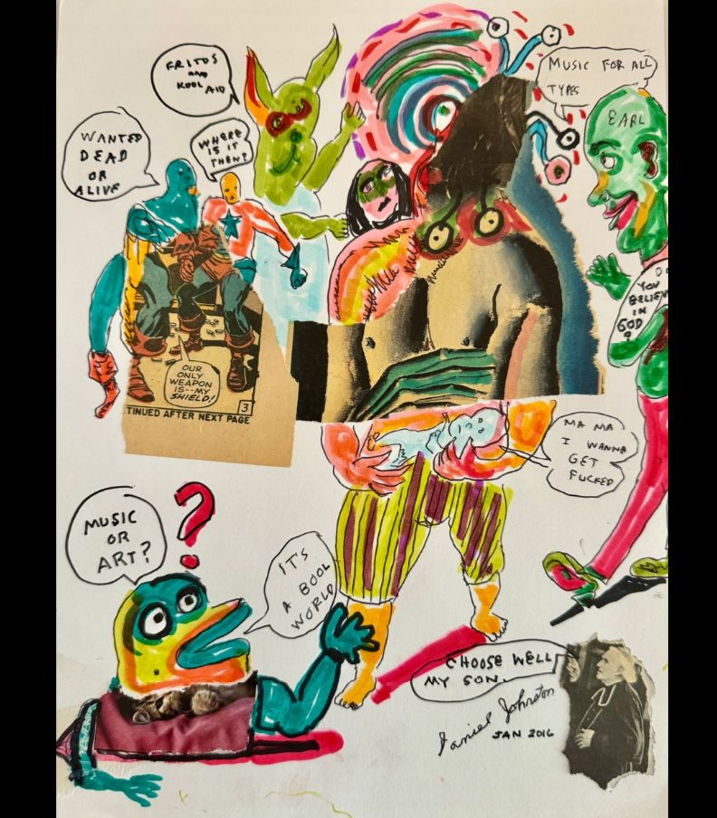 Daniel Johnston, "Fritos And Kool-Aid", ca. 2016