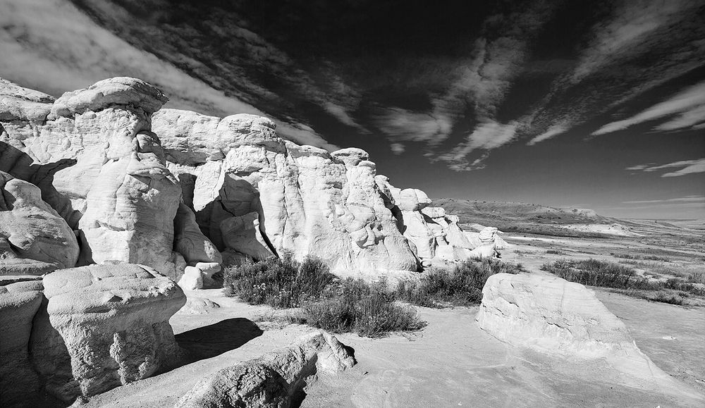 Calhan Paint Mines Archaeological Park in El Paso County, Colorado.