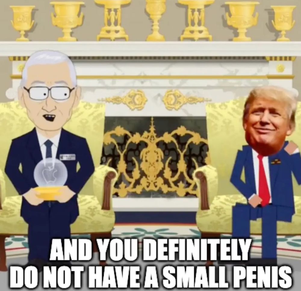 Trump being bribed on South Park