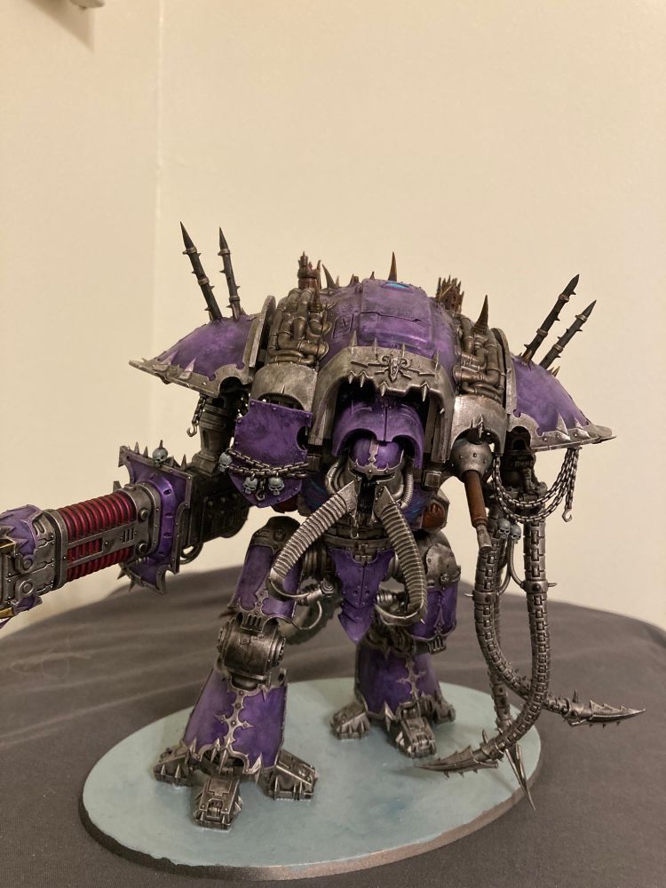 Warhammer 40k Chaos Knight Abominate WIP