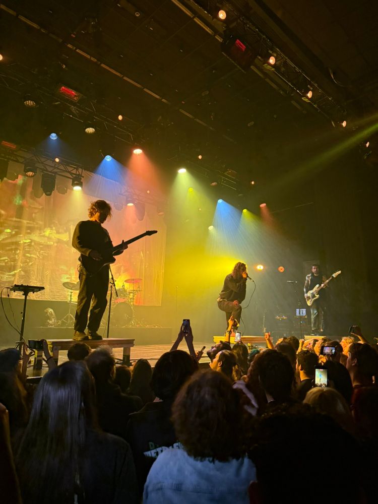 Shot of Silent planet performing on stage