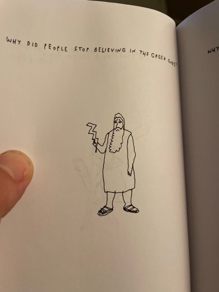 Why did people stop believing in the Greek gods 