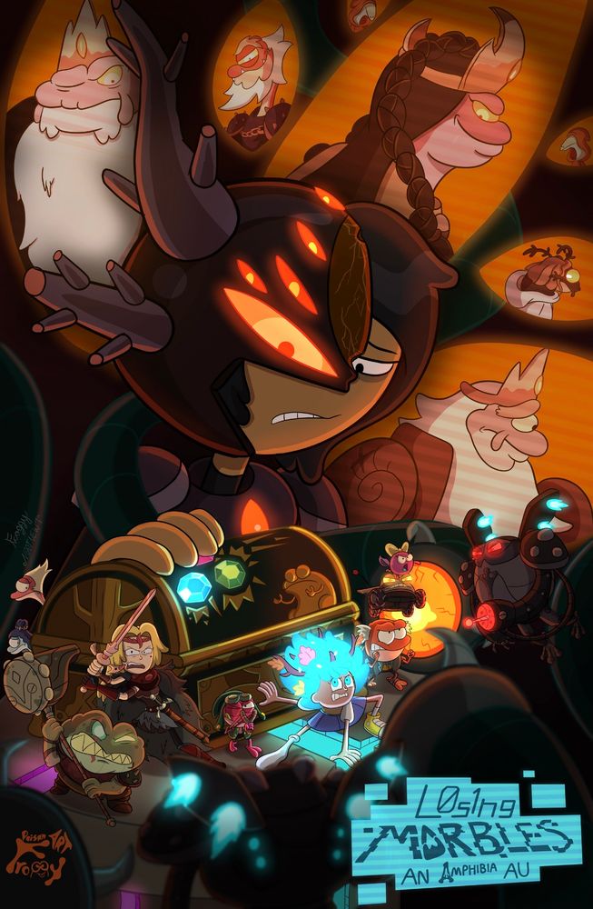 Losing Marbles: Imprisoned within the mindscape at her lowest point, The Core leverages Marcy’s traumatic memories to persuade her into joining their “noble” cause of restoring Amphibia to its former glory in exchange for partial control of her body. Fearing her friends want nothing to do with her and by extension nothing left to live for, will Marcy turn to a path of darkness to serve the Core?...
