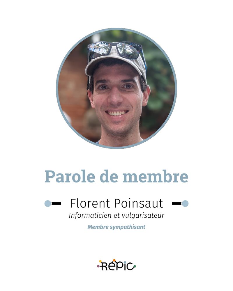 Portrait Florent Poinsaut, informaticien et vulgarisateur.