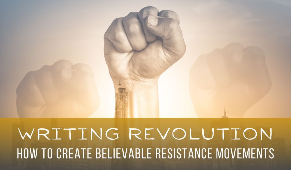 Image of fists rising above urban landscape. Text: is the class name and instructor.
