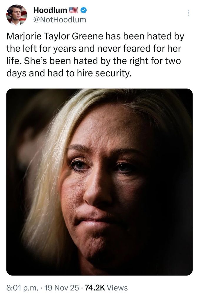 Marjorie Taylor Greene has been hated by the left for years and never feared for her life. She's been hated by the right for two days and had to hire security.