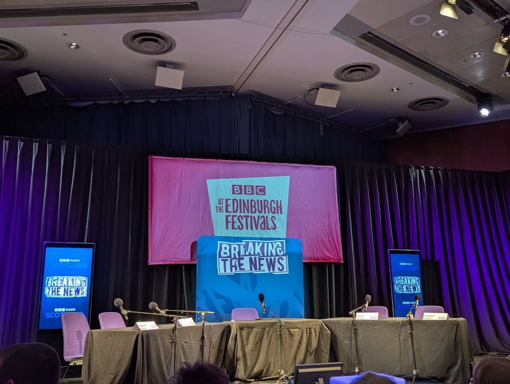BBC Breaking the News set