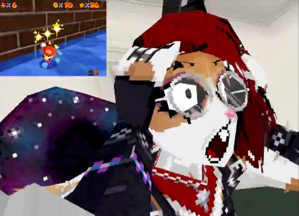 A vtuber absoluting pogging out of their fucking mind, someone give them some pizza bagels stat.