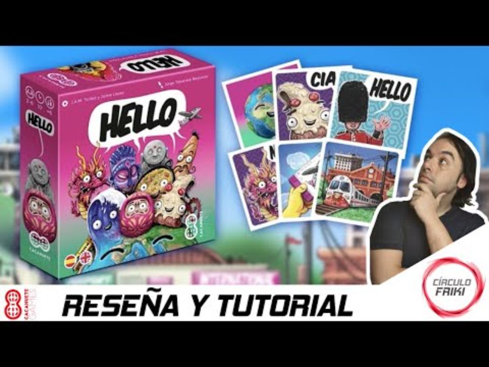 ⭕ Hello 👋 Reseña, Cómo se juega / Tutorial 👋 Juego de mesa - Cacahuete Games