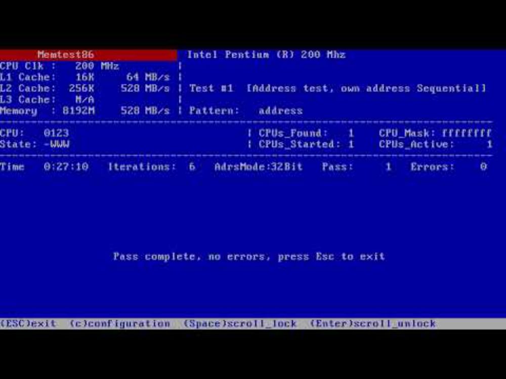 MASTER BOOT RECORD - RAM