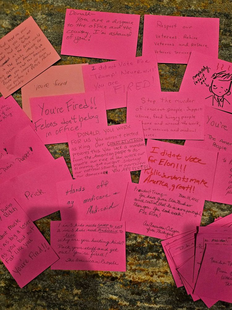 Pink slips for Trump