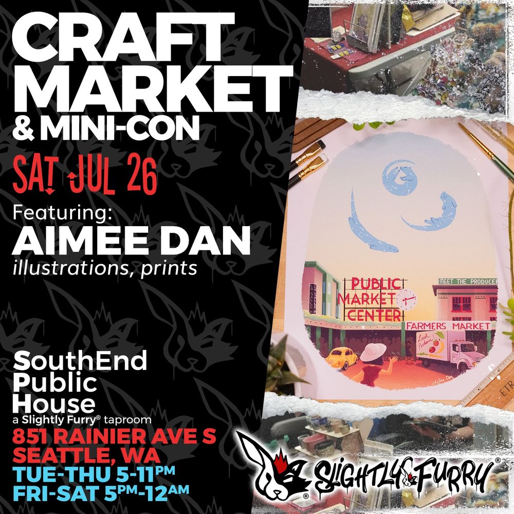 Aimee Dan, professional artist, will be selling illustrations and prints.