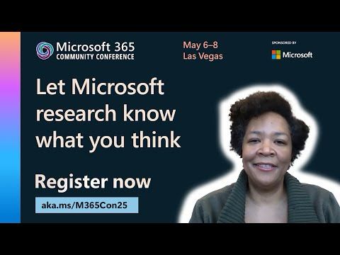Meet Nicole and Microsoft UX research team in Vegas | Microsoft 365 Community Conference