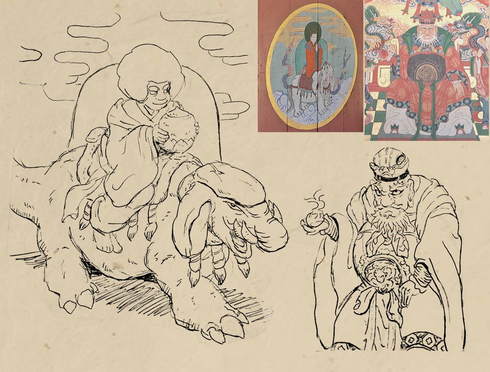 Two sketches from my trip
