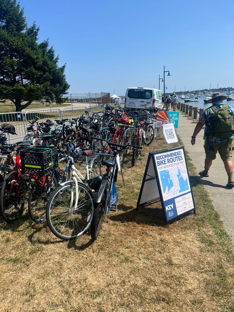 Valet bike parking 