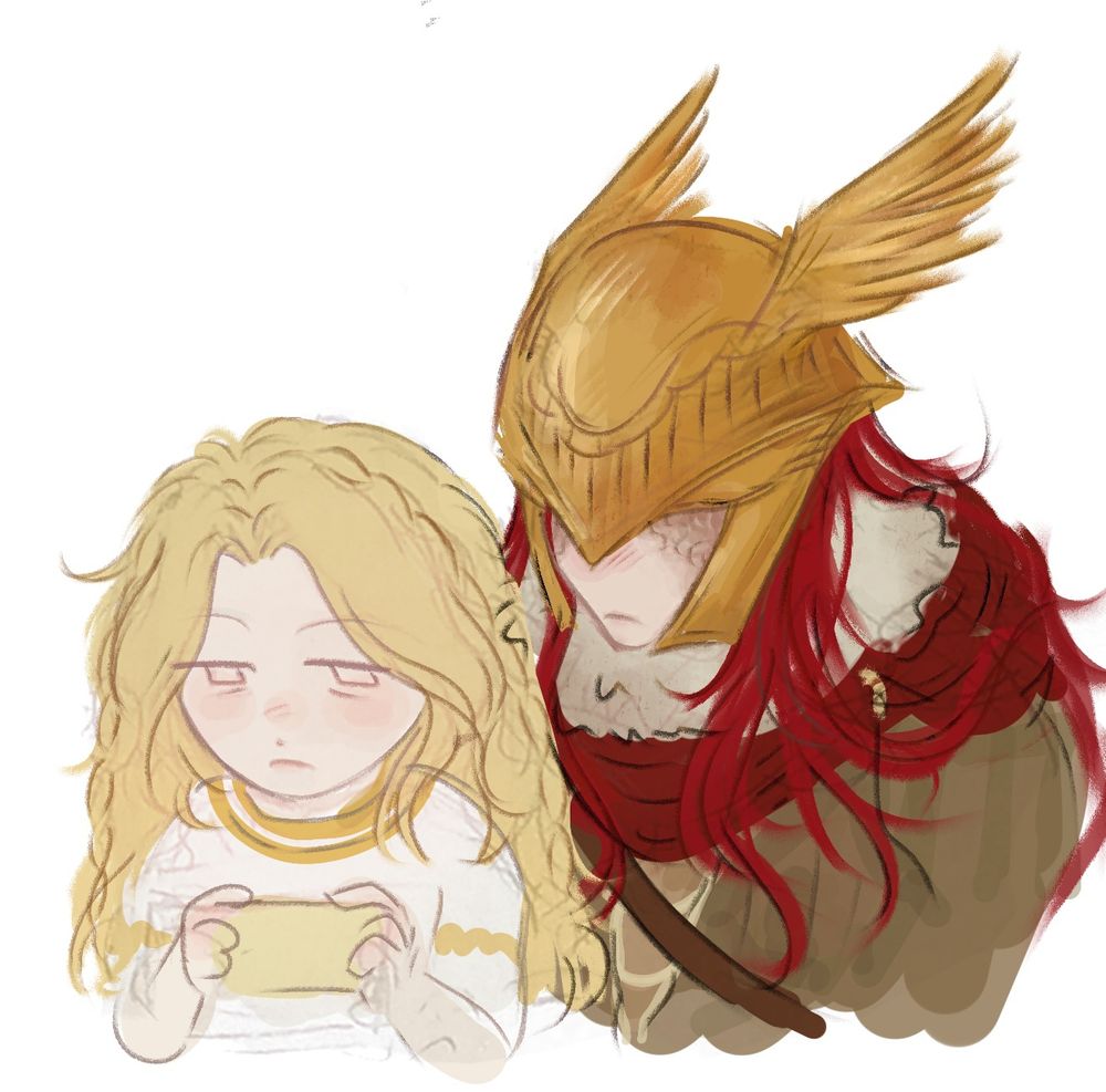 Miquella and Malenia from Elden Ring bring silly