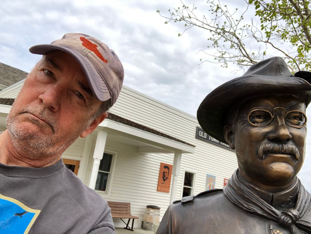 Selfie with a truly decent president.
