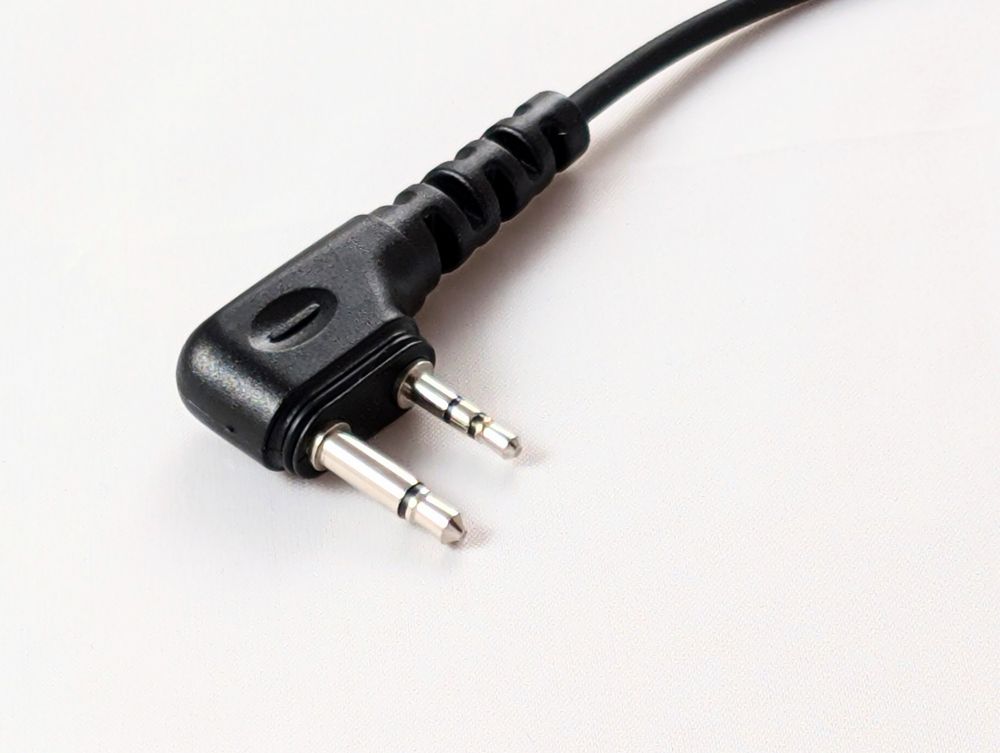 Redisigned 2-pin ICOM HT connector for Mobilinkd TNC cable.
