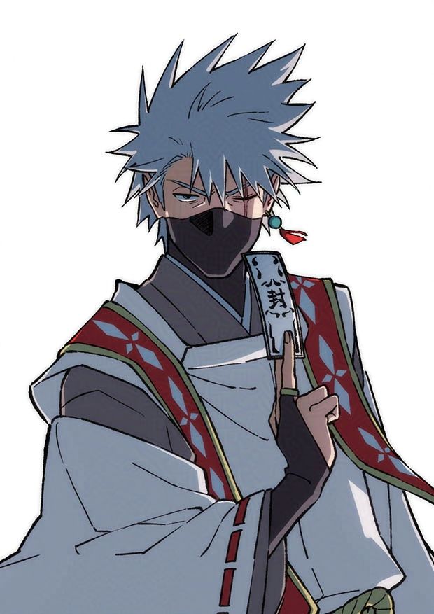 陰陽師カカシの顔周辺のみクロップした画像