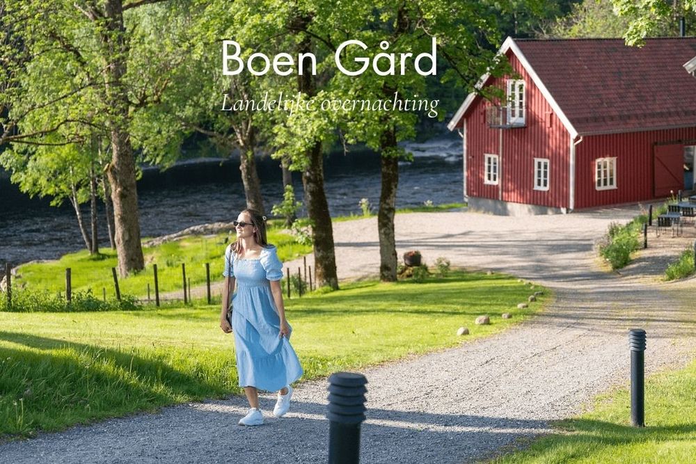 Credits: Fredrik Ahlsen/VIsit Norway. Boen Gård is een leuke overnachting langs een rivier. Daarmee is het een van de vele bijzondere plekken in de niet zo bekende binnenlanden van Agder.
