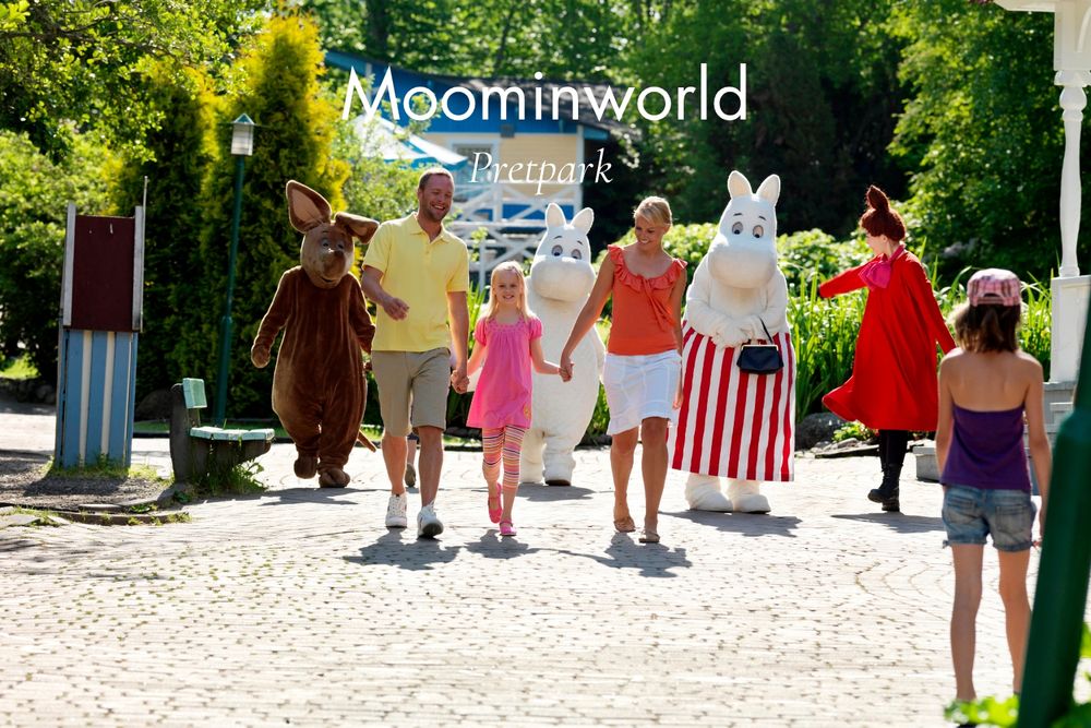 Moominworld is een leuk pretpark voor kleine kinderen. Deze Finse creatie van Tove Jansson werd wereldberoemd. Foto: Naantali Spa and Visit Finland