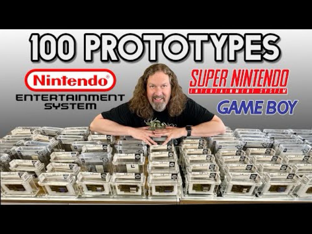 100 Game Prototypes FOUND! (NES, SNES & Game Boy)