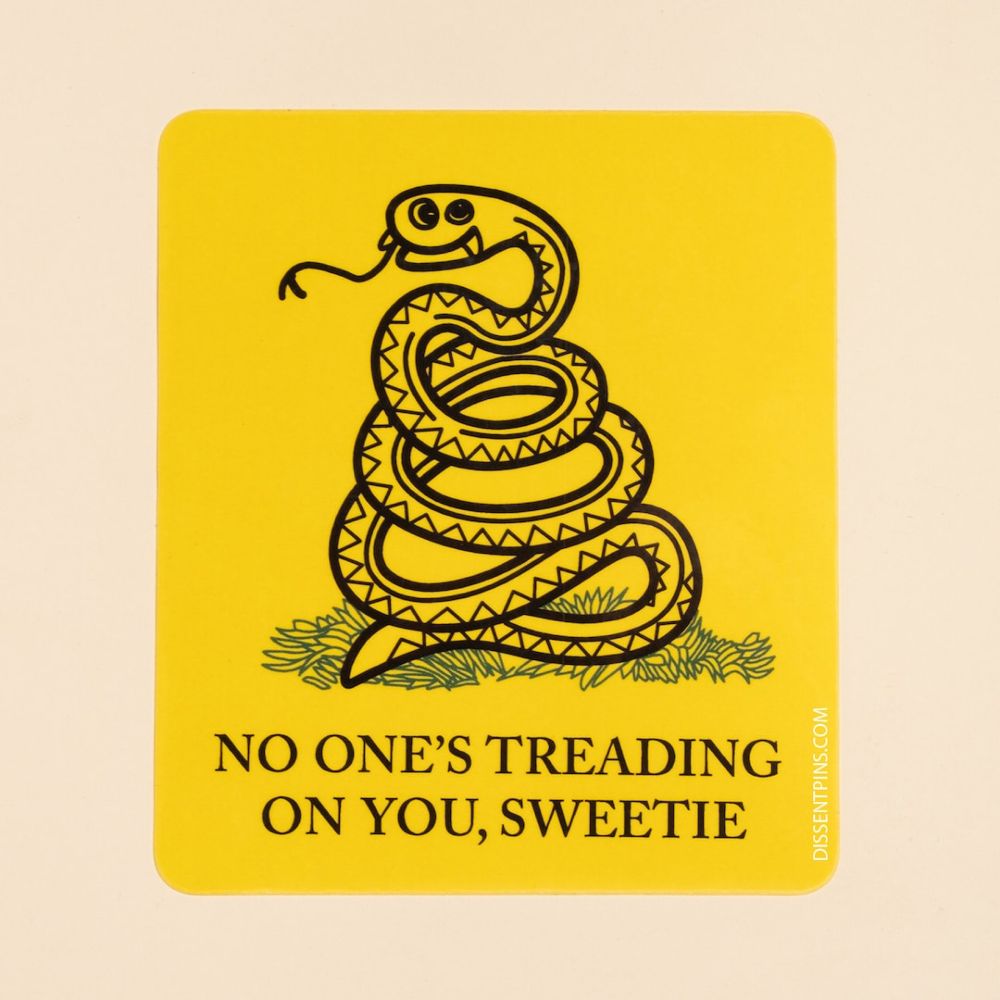 No One is Treading on You, Sweetie Sticker - Etsy