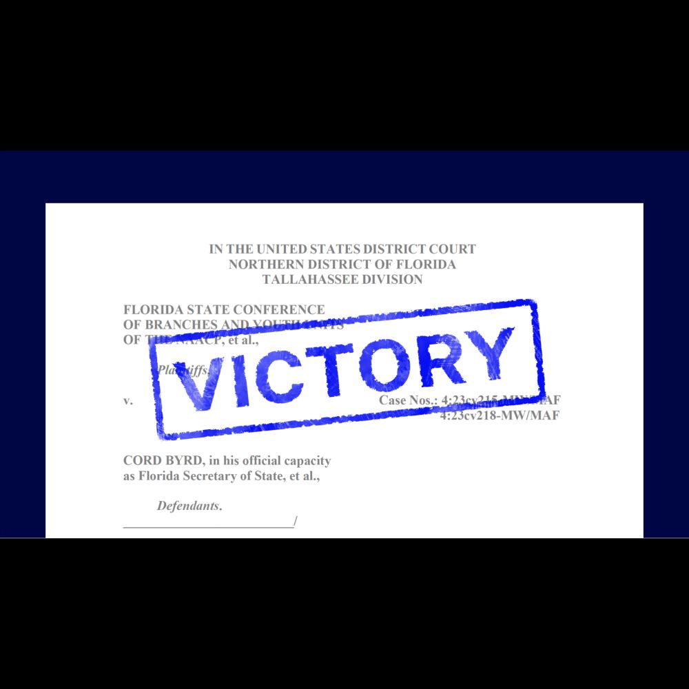 🚨 Voting Rights Victory in Florida