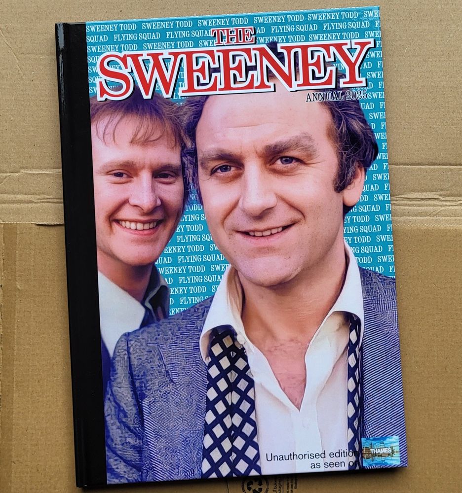 Cover of the 2025 "The Sweeney" Annual. 