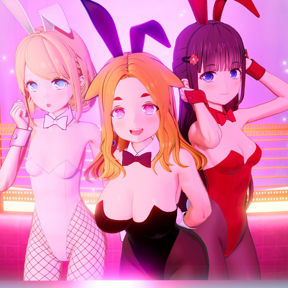 バニーなうちの子達です。