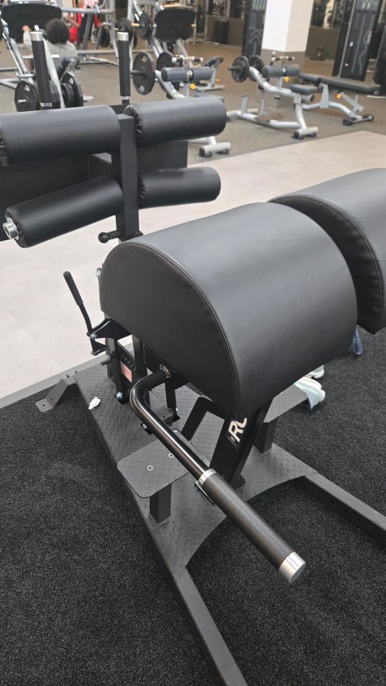 A Glute Ham Developer machine. Pure evil. Will beat your ass. Will build a strong ass core