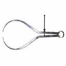 a photo of a set of skull calipers set against a white background.