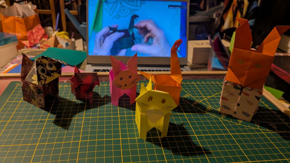 Animaux en origami 