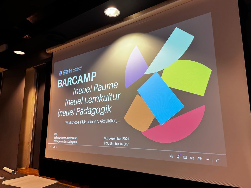 Barcamp zum Thema (neue) Räume, (neue) Lernkultur, (neue) Pädagogik