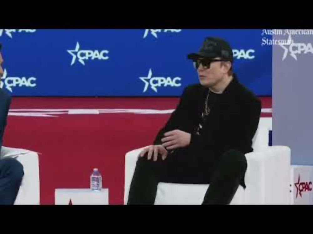 Elon Musk answers a question