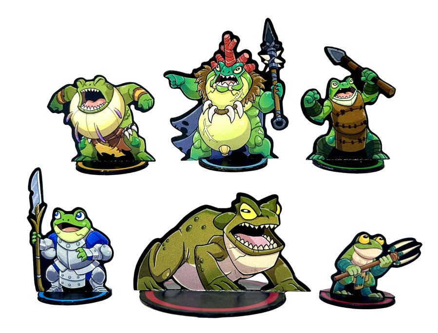 Frog folk paper minis 