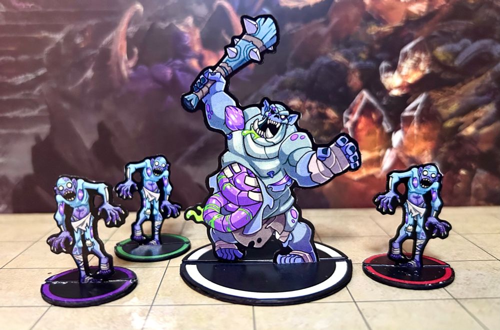Zombie paper minis 