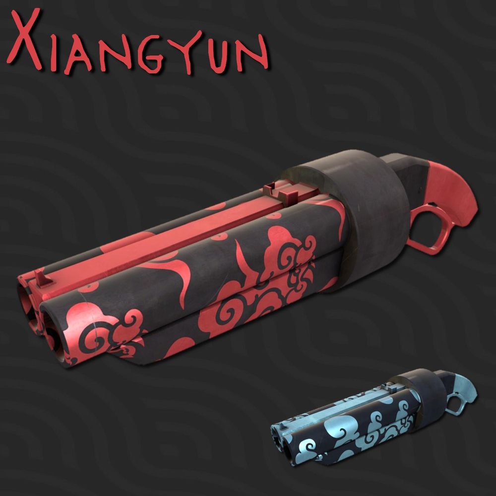 An automatic post of a promotional poster for a Team Fortress 2 workshop item