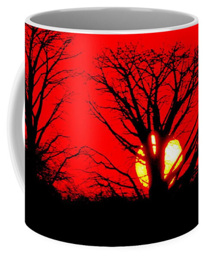 Red Sunset Coffee Mug by I Pack Go Travel