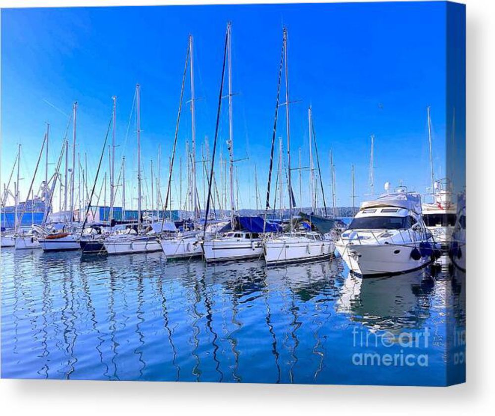 Marina Tranquillity Canvas Print / Canvas Art by I Pack Go Travel