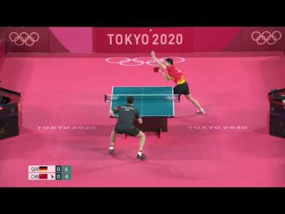 Ma Long vs Dimitrij Ovtcharov (SF) - Tokyo 2020 Olympic Highlights [4K 60FPS]