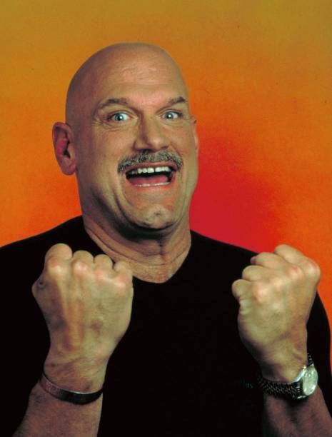 a photo of governor ventura smiling excitedly 