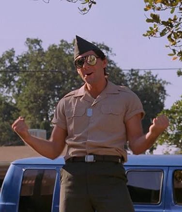 the army guy from hobgoblins air thrusting 