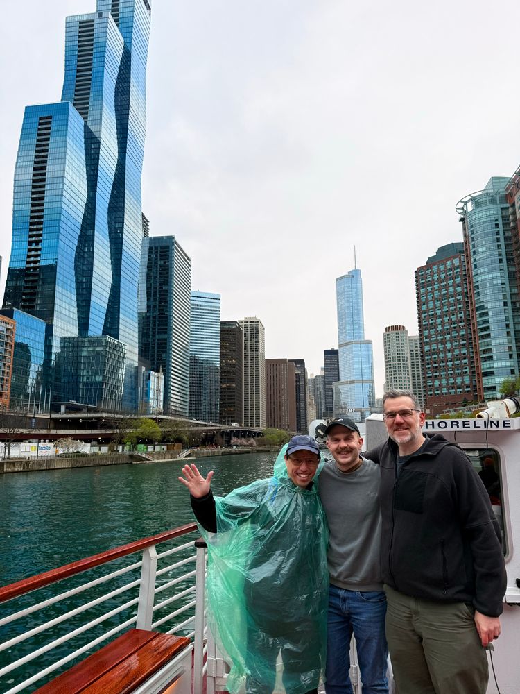 Me, Ryan, and Russ on a boat tour. 