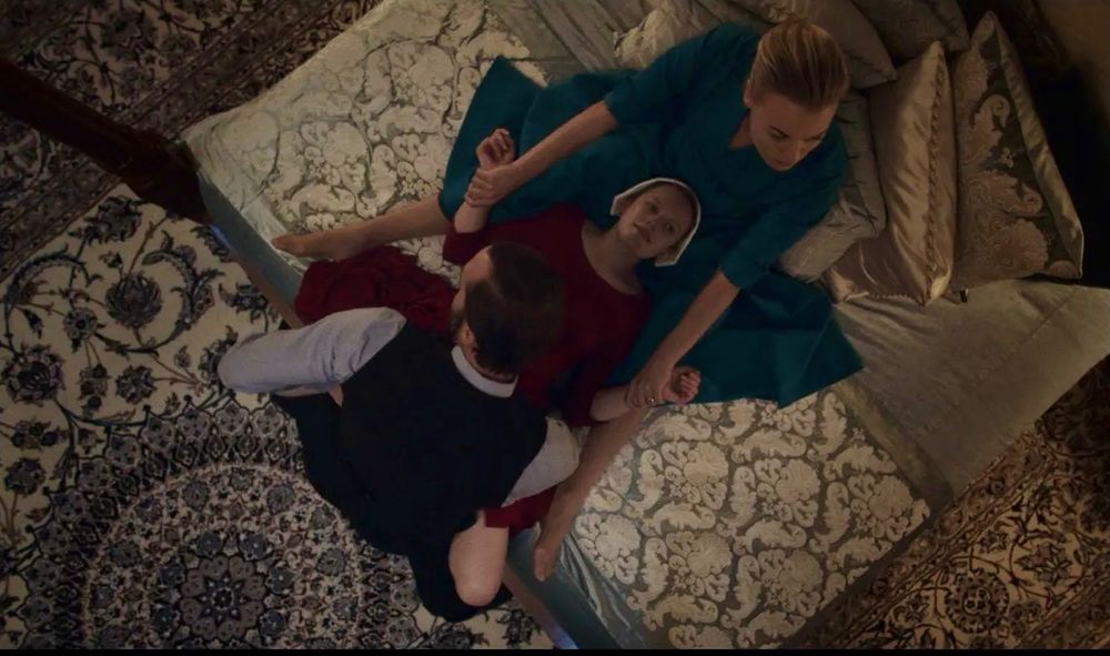 The only function that the handmaids have is to be impregnated by their commanders and bear children.