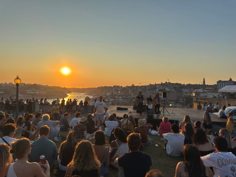 Sunset over Porto