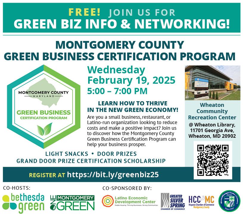 Join us for a Green Business and Networking event Wed  Feb 19 https://bit.ly/greenbiz25 