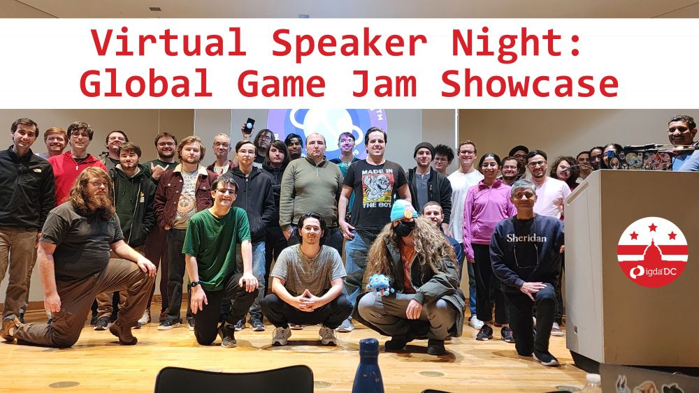 A group photo from this weekend's Global Game Jam at George Mason University. A nice turnout-- about 40 photo were there for the photo.